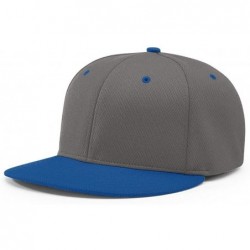 Baseball Caps PTS40 DRYVE R-Flex FIT PTS 40 Baseball HAT Ball Cap - Charcoal/Royal - CU186XQK0A0 $19.00