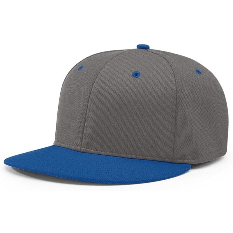 Baseball Caps PTS40 DRYVE R-Flex FIT PTS 40 Baseball HAT Ball Cap - Charcoal/Royal - CU186XQK0A0 $21.47