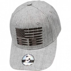 Baseball Caps Ammo Flag Woolen Peak Cap Snapback Hat Vintage Snapbacks - Grey - CE18DKWQQXD $24.29