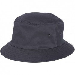 Bucket Hats Twill Bucket Hat (Various Size and Color) - Black - CH11B3ED4N9 $20.63