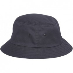 Bucket Hats Twill Bucket Hat (Various Size and Color) - Black - CH11B3ED4N9 $20.63
