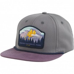 Baseball Caps National Park Hat - Gray/Lilac - Regular- Flat Bill - CO18772L4AI $52.27