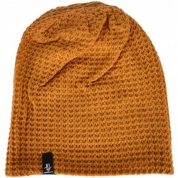 Skullies & Beanies Women's Slouchy Beanie Knit Beret Skull Cap Baggy Winter Summer Hat B08w - Solid Ginger - C718UY24ENW $29.60