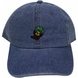 Baseball Caps Flying Sloth Cotton Baseball Dad Caps - Denim - CK185CHQT66 $25.84