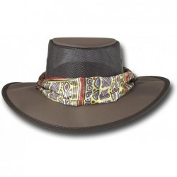 Sun Hats Ladies Canvas Drover Hat - Item 1047 - Brown 3406 - C9184CRUNQT $59.74