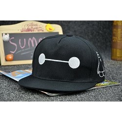 Sun Hats Baymax Hat Sun Baseball UINSEX Minions Caps Adjustable Teenage Adult Size Black - CM12DPWESVD $24.89